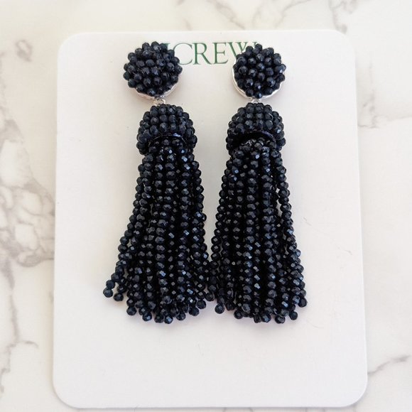 J. Crew Jewelry - J.Crew Faceted Tassel Earrings
